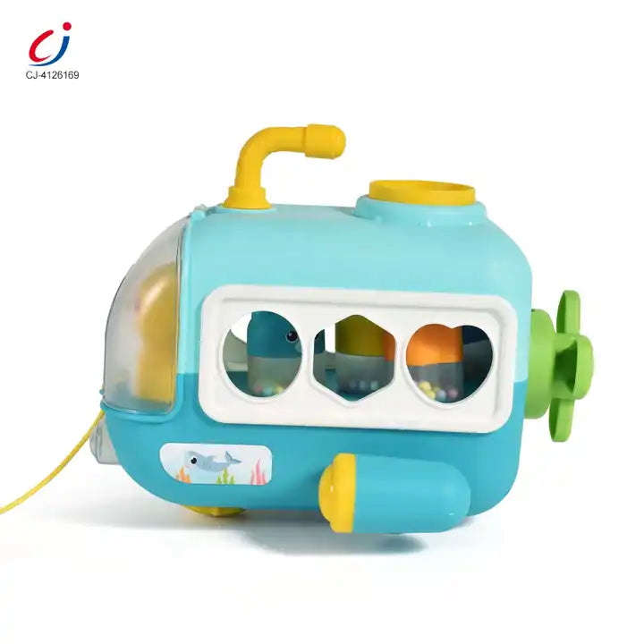 Plug-in toy baby toys from 6 months, submarine baby music toy