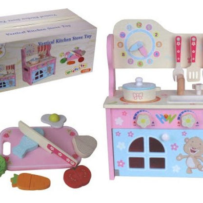 wooden kitchen set