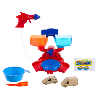 Color Reveal Dual Water Car Playset