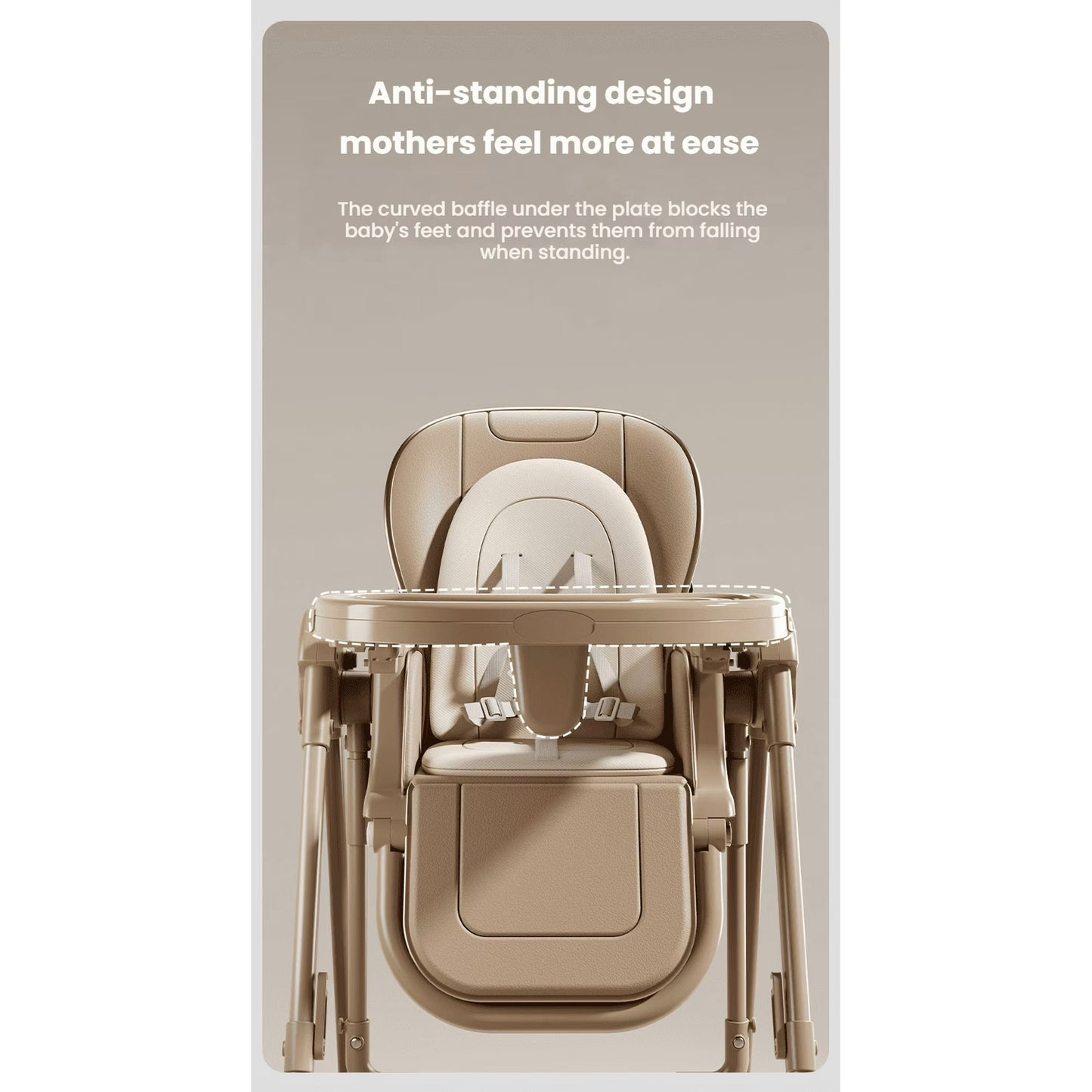 Babe 2-in-1 Baby High Chair and Swing Combo