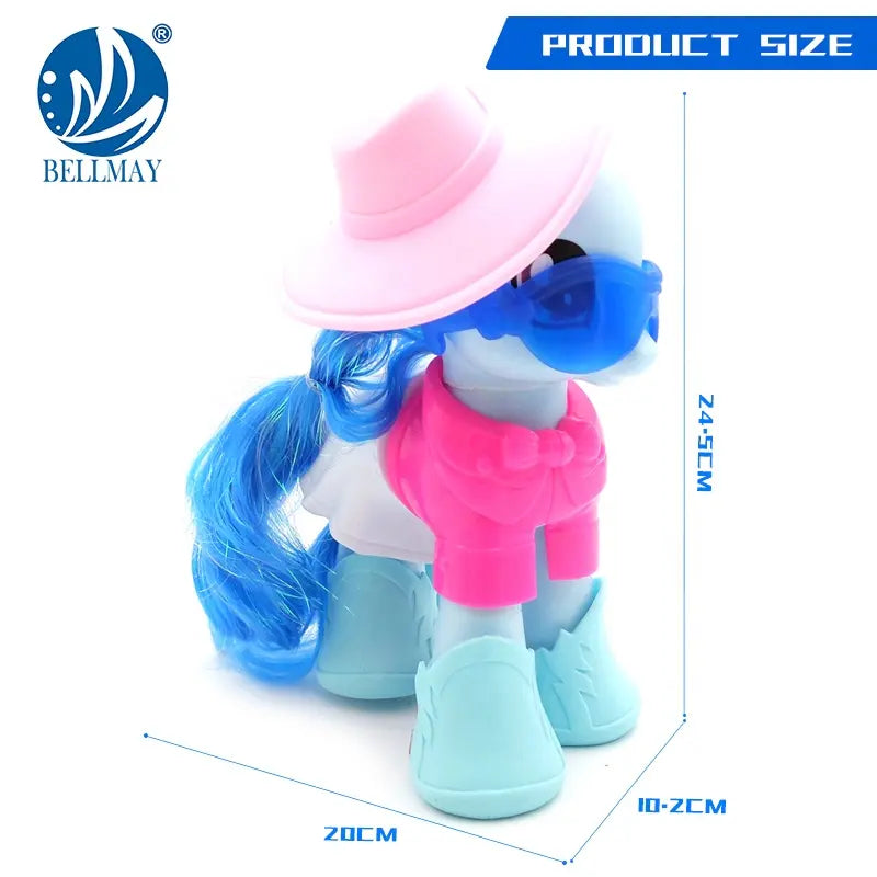 little pony hair and clothe dress up set