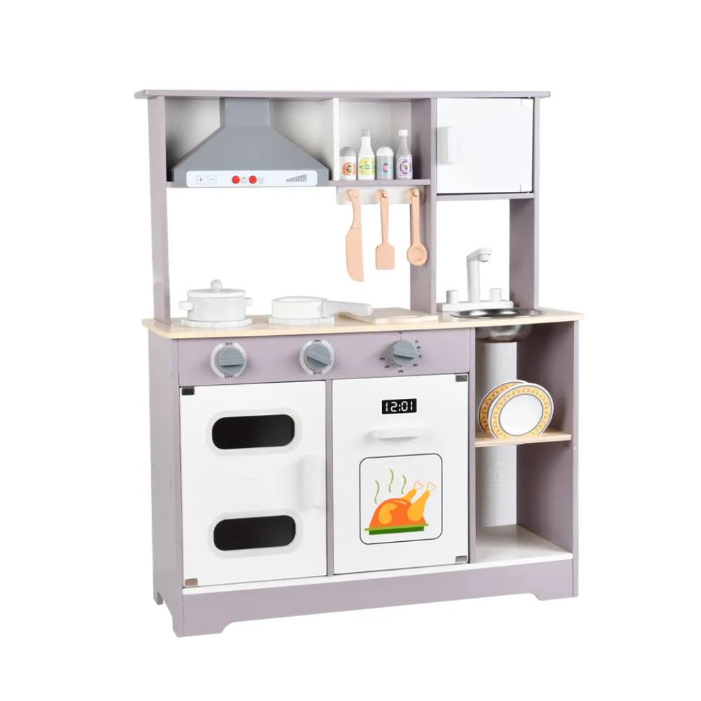 wooden full kitchen set