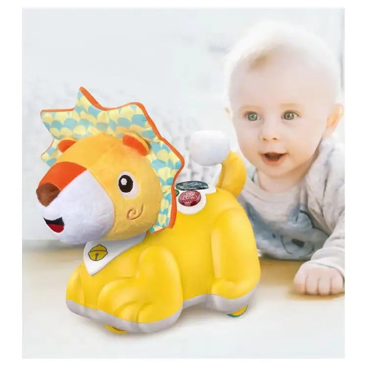 musical moving baby plush animal