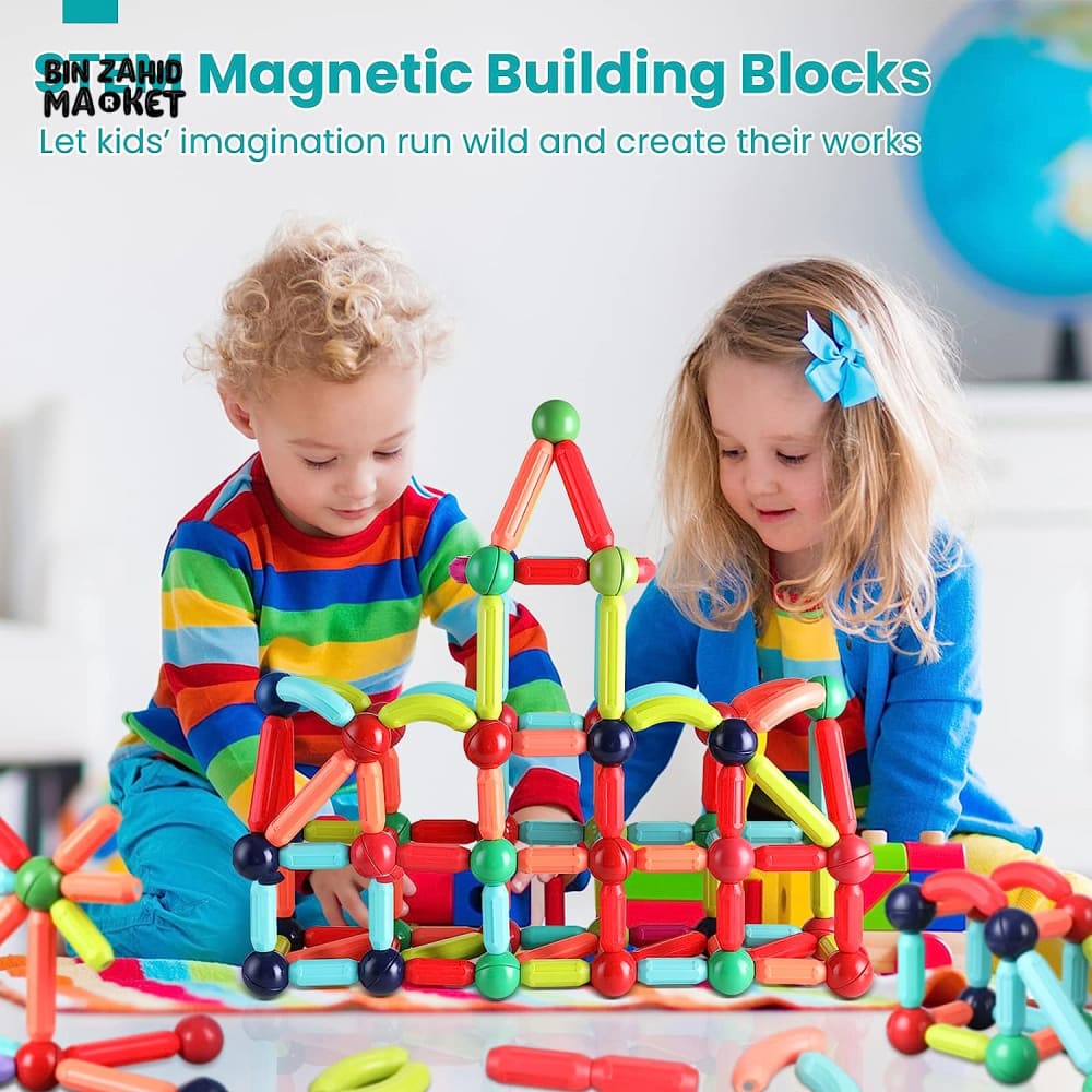 Magnetic Stick Toy Puzzle – 42 or 64  PCS