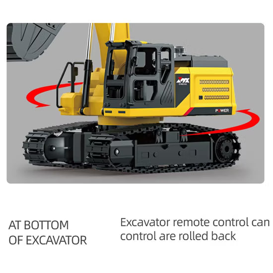 RC Excavator Alloy Model