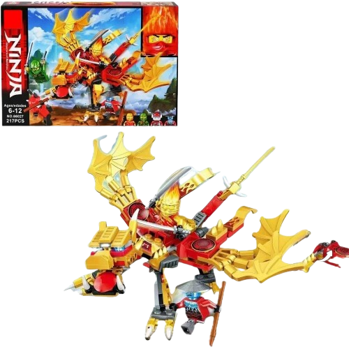 Ninja Golden Dragon Block Set