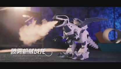 rc smart robot dinousaur with sound light dragon rc toy