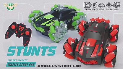 remote control stunt car