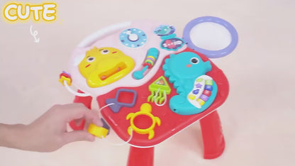 2 in 1 Multifunction baby walker and table set