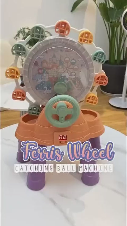 Educational Toys For Kids Ferris Wheel Ball Catcher Logical Thinking Game With Music Light Attractive Coordination Toys