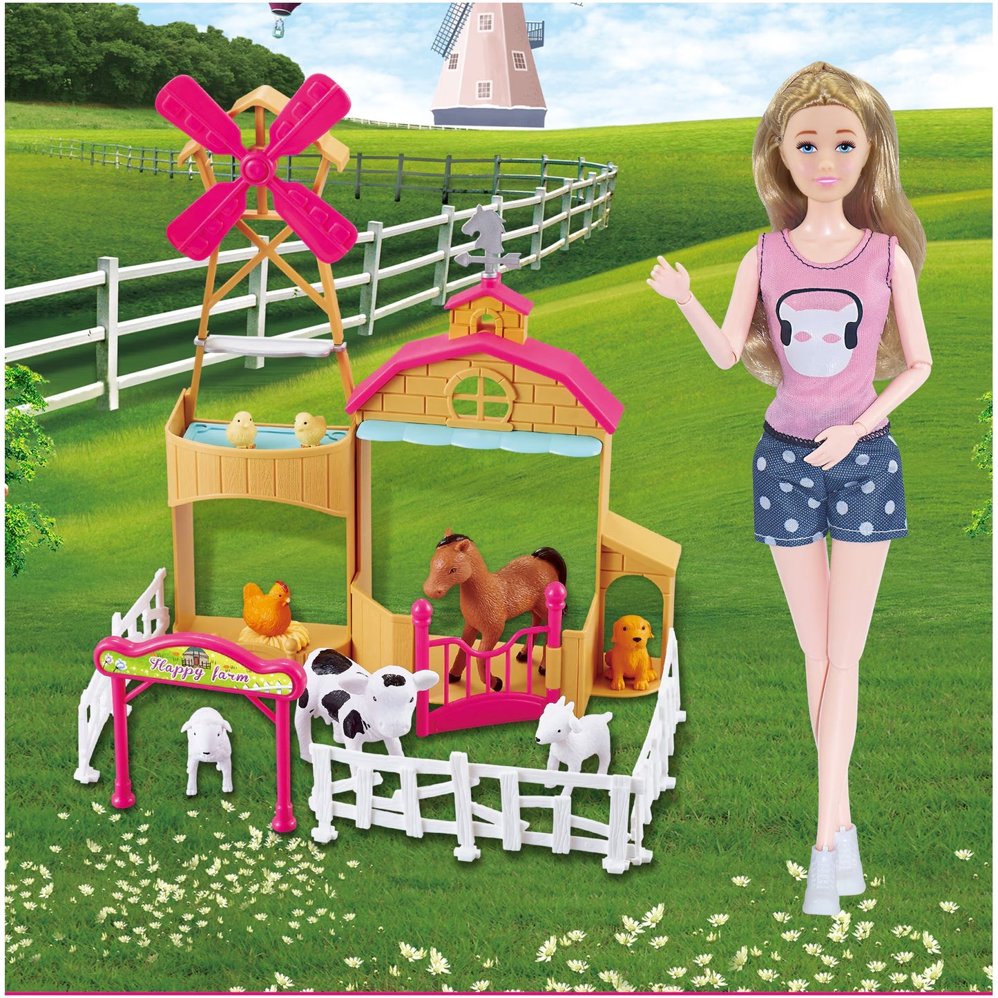 farm doll set