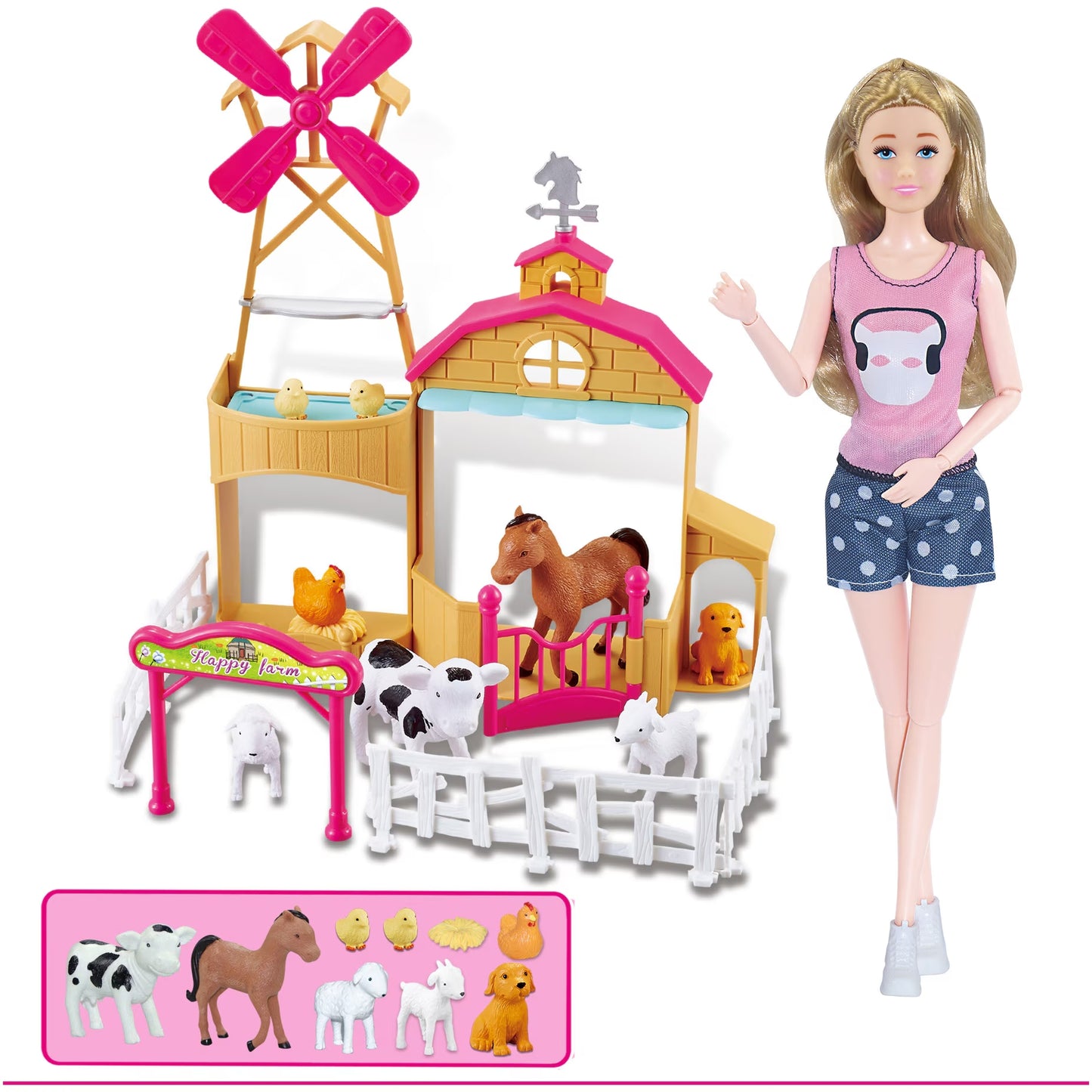 farm doll set