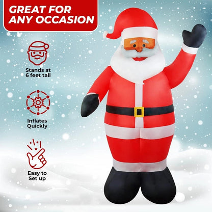 210cm Inflatable Santa Claus Decoration