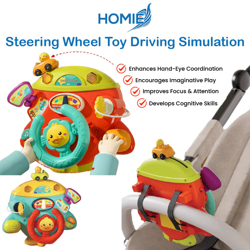 musical steering wheel