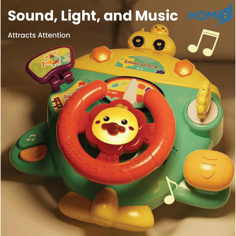 musical steering wheel