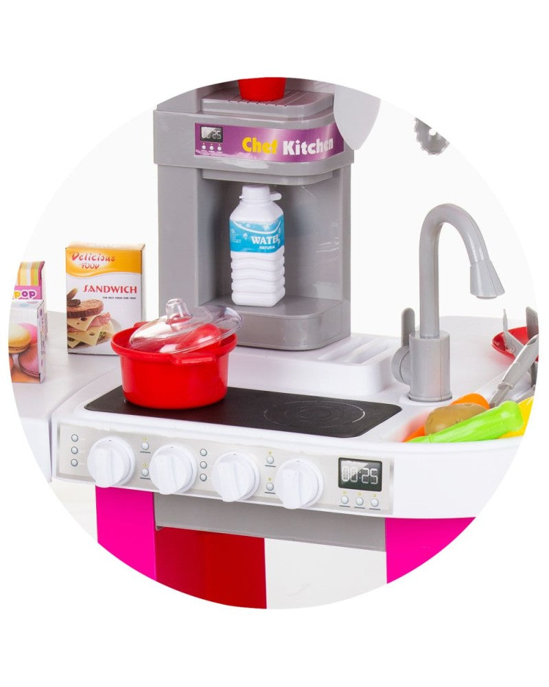 Pink Kitchen Set w/ Sound & Light