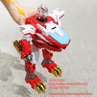 Beyblade transformer robot shooter