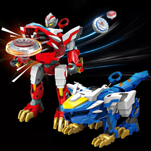 Beyblade transformer robot shooter