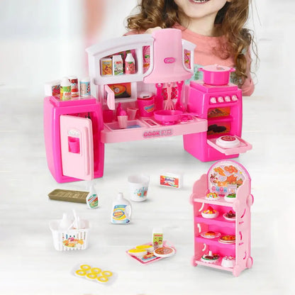 barbie kitchen play set