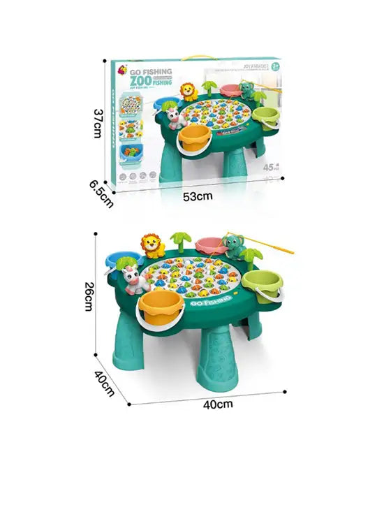 GO FISHING ZOO ELECTRIC ROTATION FISHING TOY